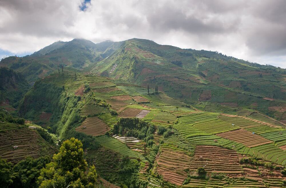 Uitzicht vanaf Gunung Sikunir