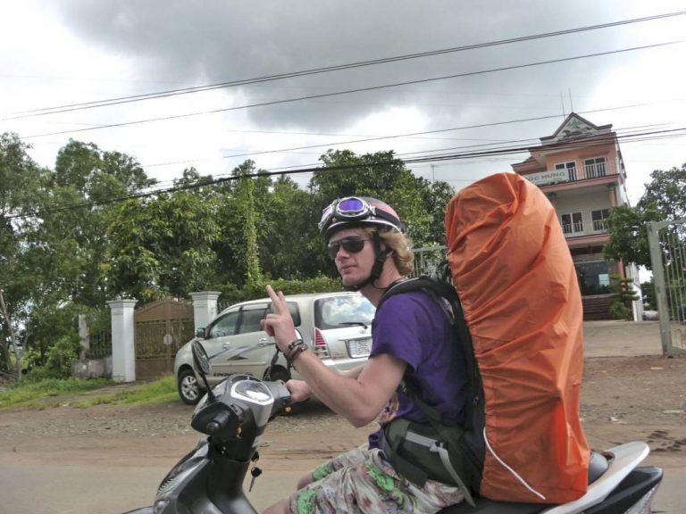 Brommer rijden Vietnam