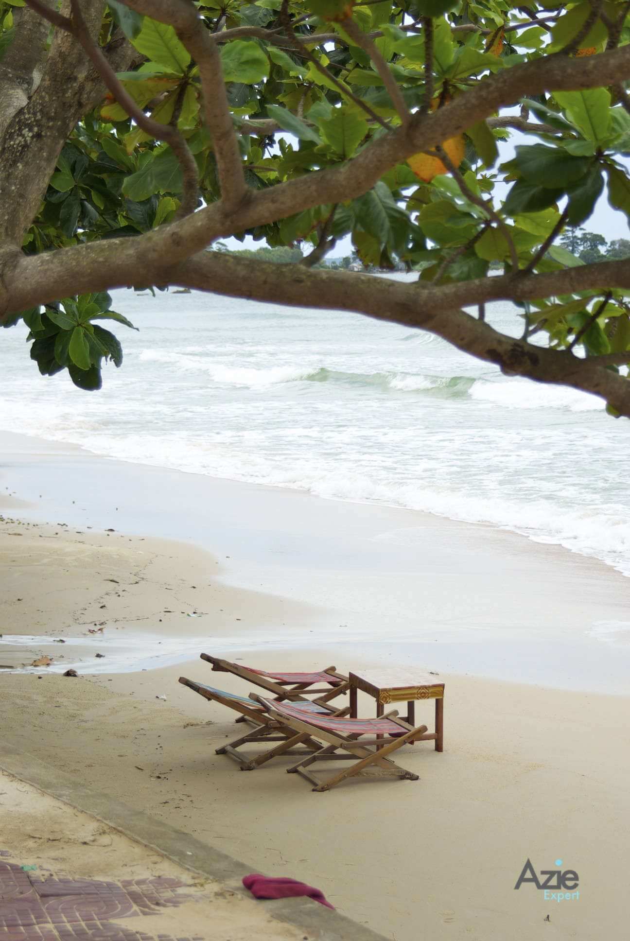 het strand van Sihanoukville