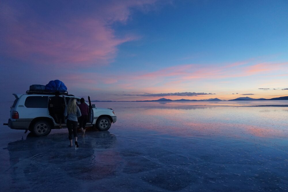 Zonsondergang Uyuni