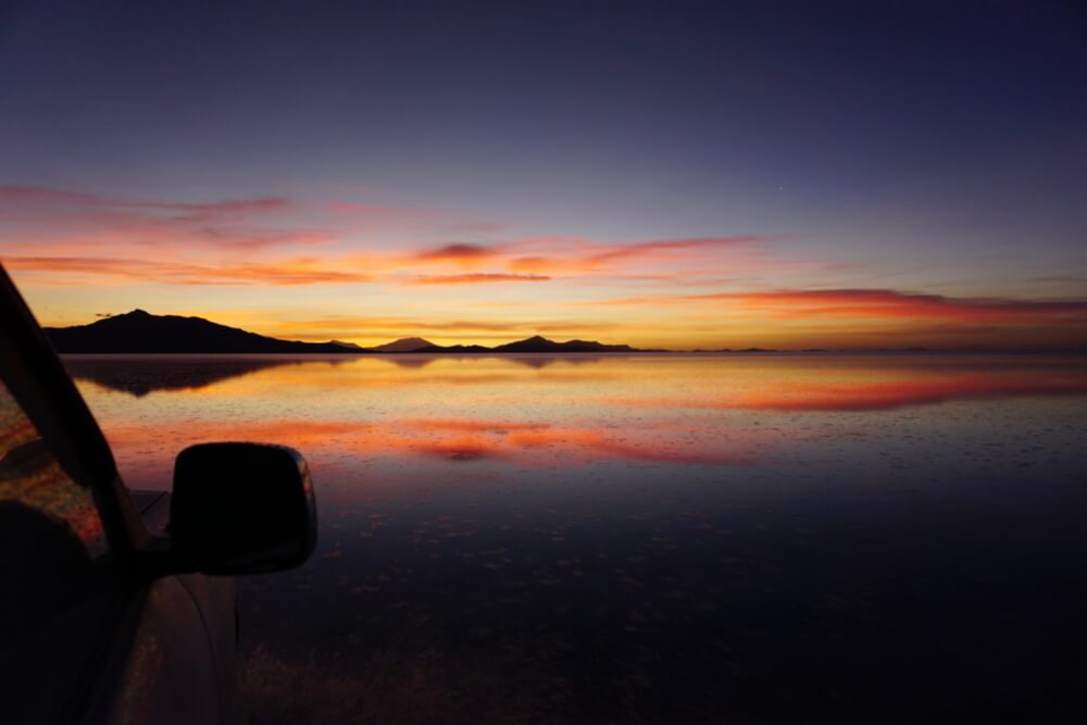 Zonsondergang Bolivia