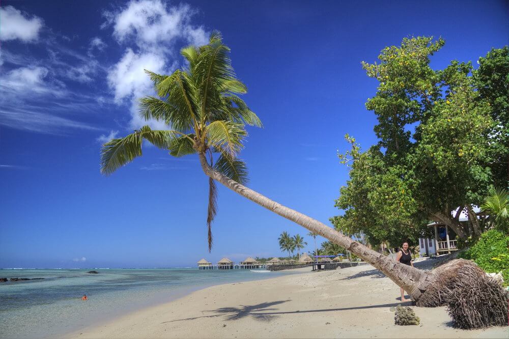 Strand op Samoa