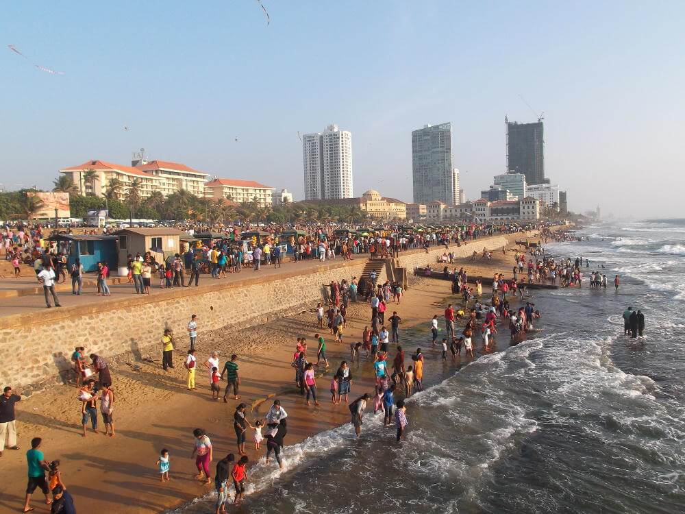 stranden in Colombo