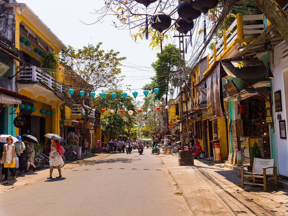 Route door Vietnam