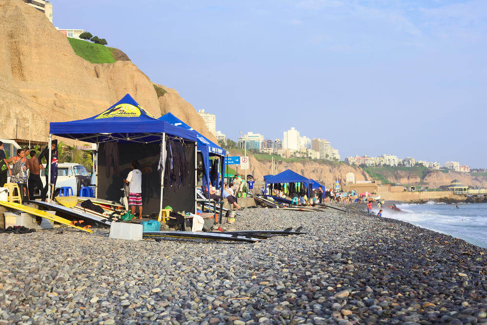 Surfen in Peru