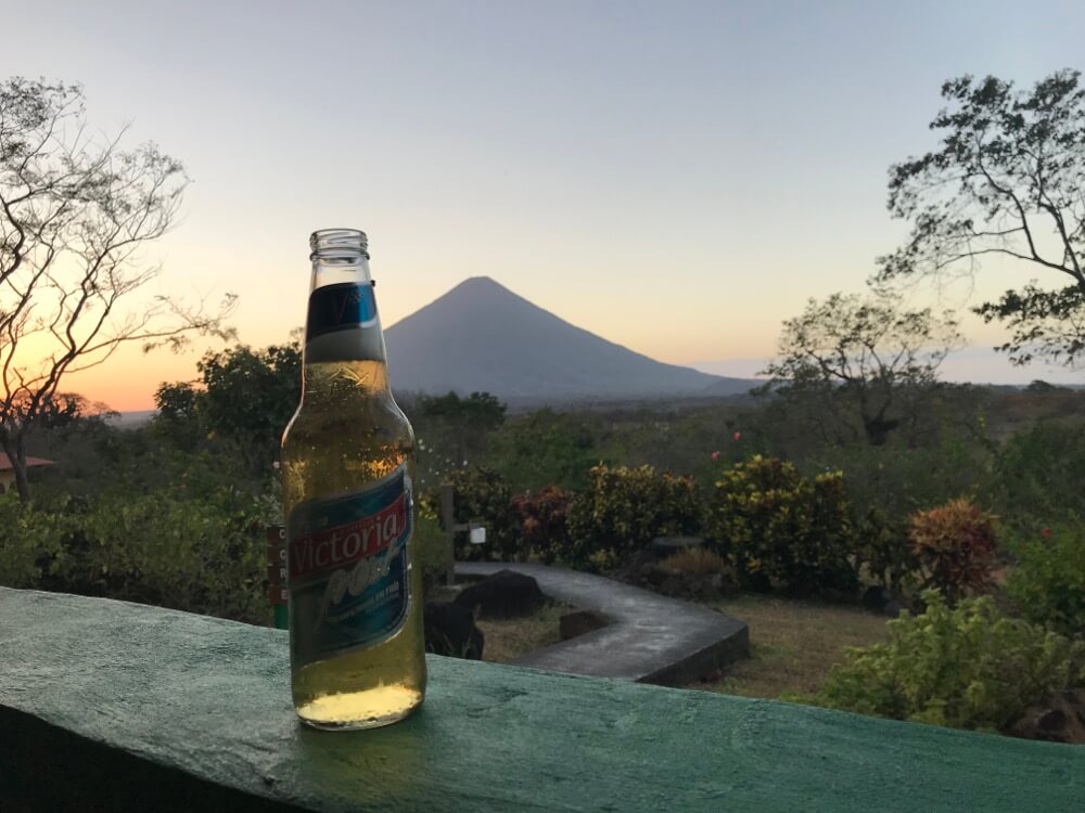 Zonsondergang Ometepe