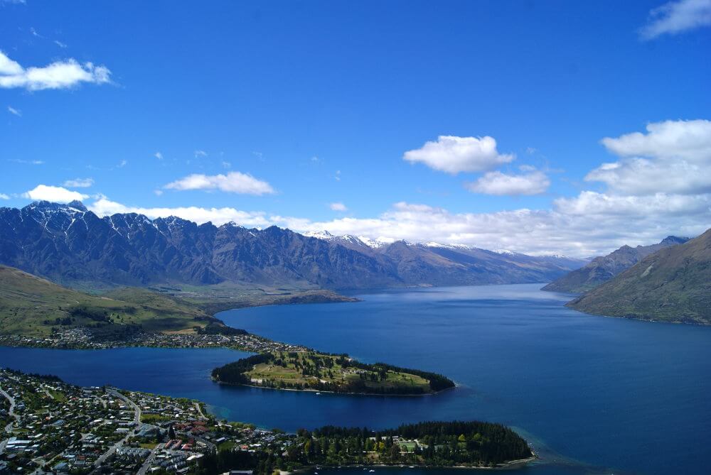 Prachtig uitzicht in Queenstown