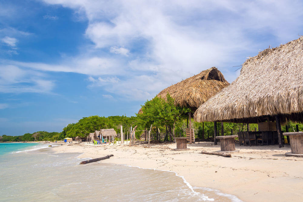 Playa Blanca in Colombia