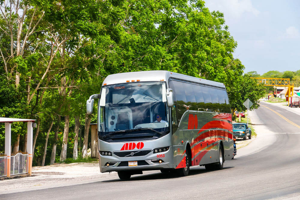 route door Yucatan