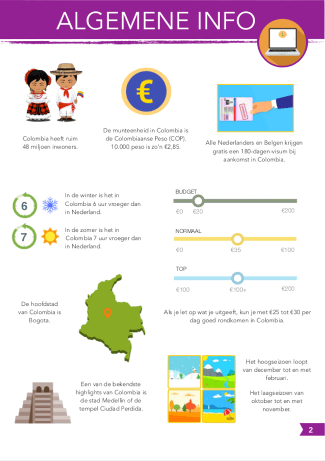 Algemene info Reisgids Colombia