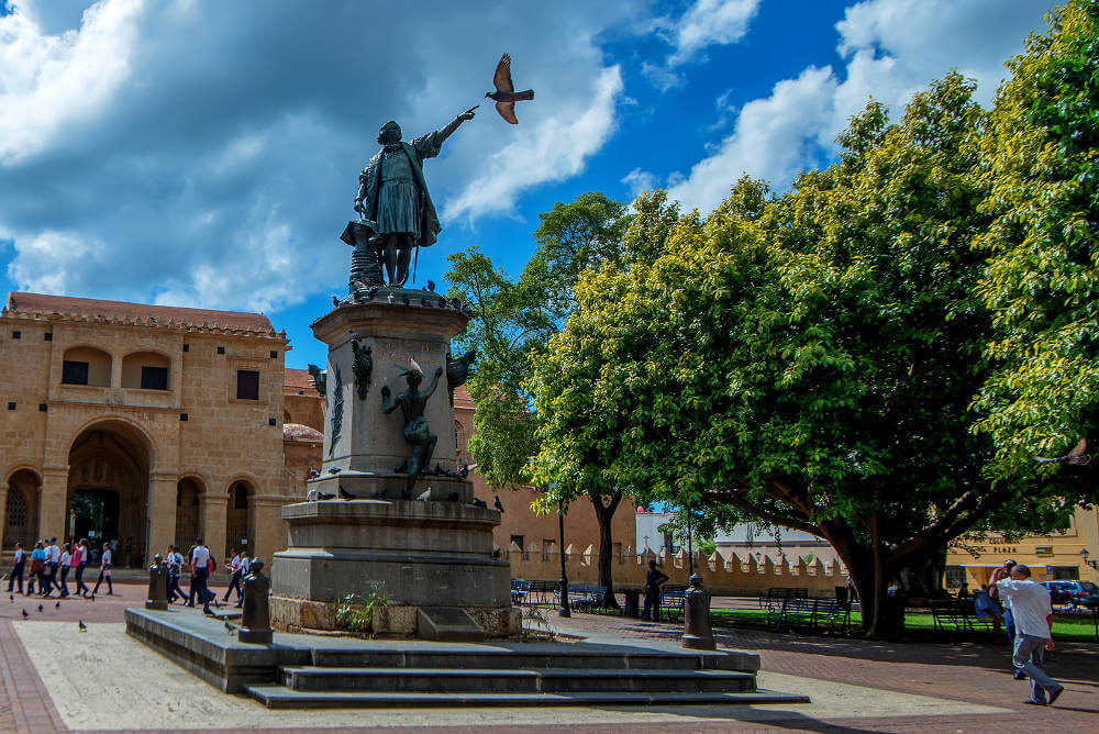 Parque Colon in Santo Domingo