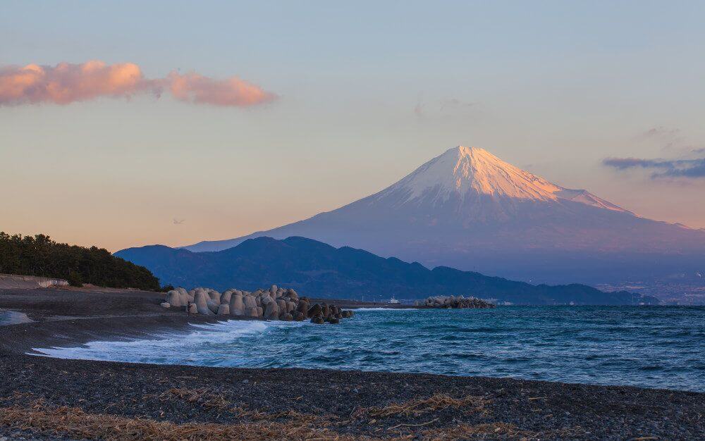 uitzichten op Mount Fuji