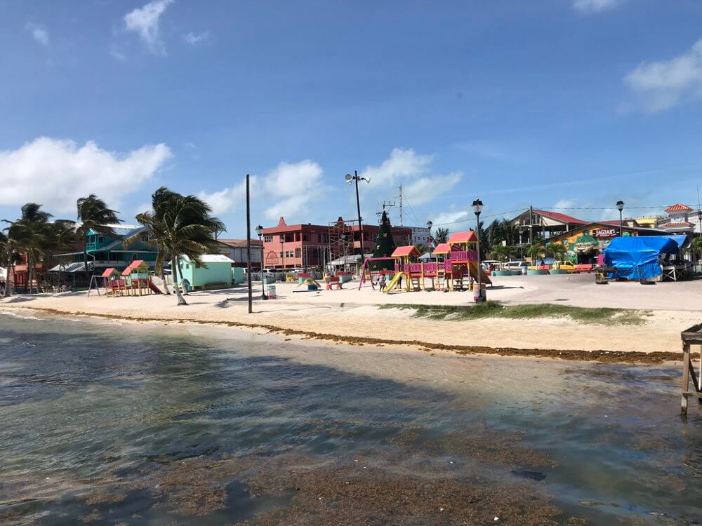 Stranden van Caye Caulker