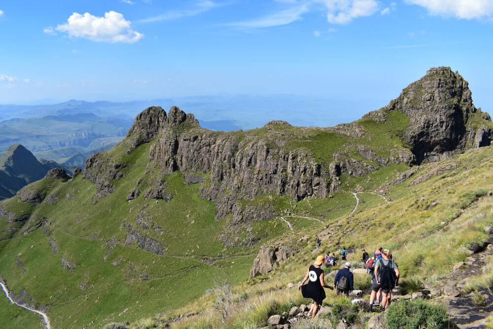 Drakensbergen is een van de Nationale Parken in Zuid-Afrika