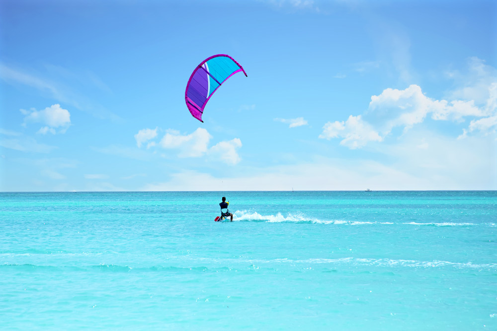 Kitesurfen op Aruba