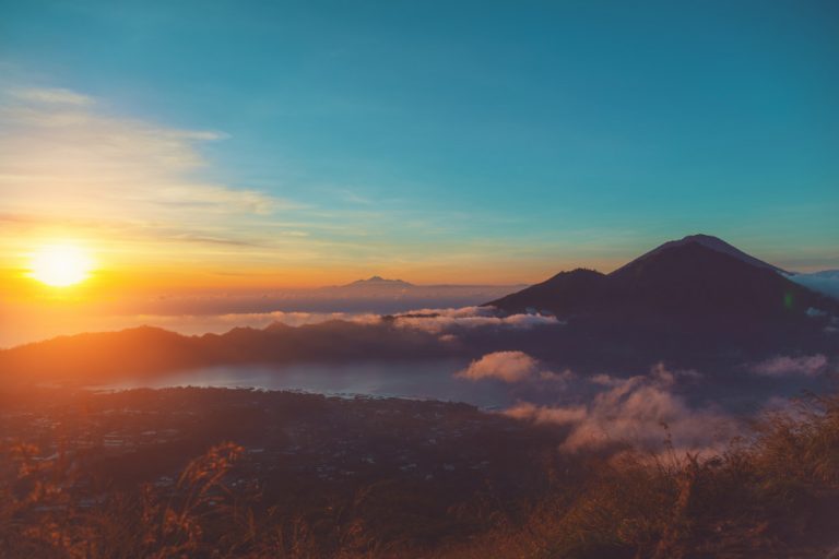 Het uitzicht vanaf Gunung Batur