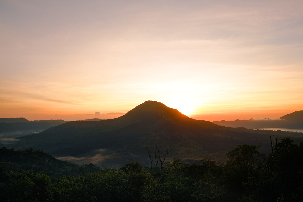 onderweg naar de top van Gunung Batur