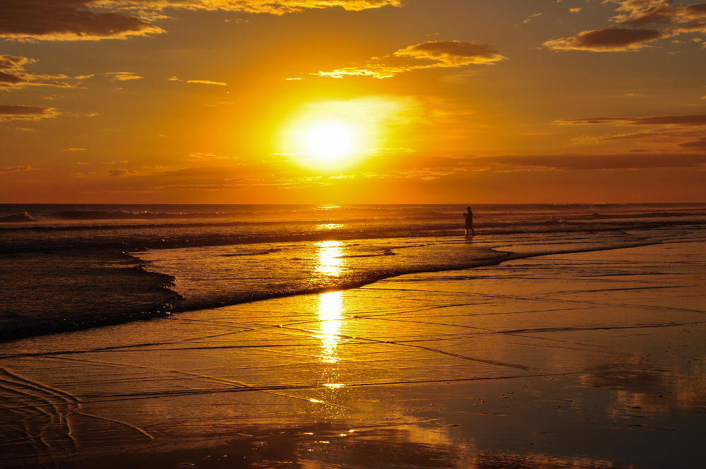 Zonsondergang El Salvador