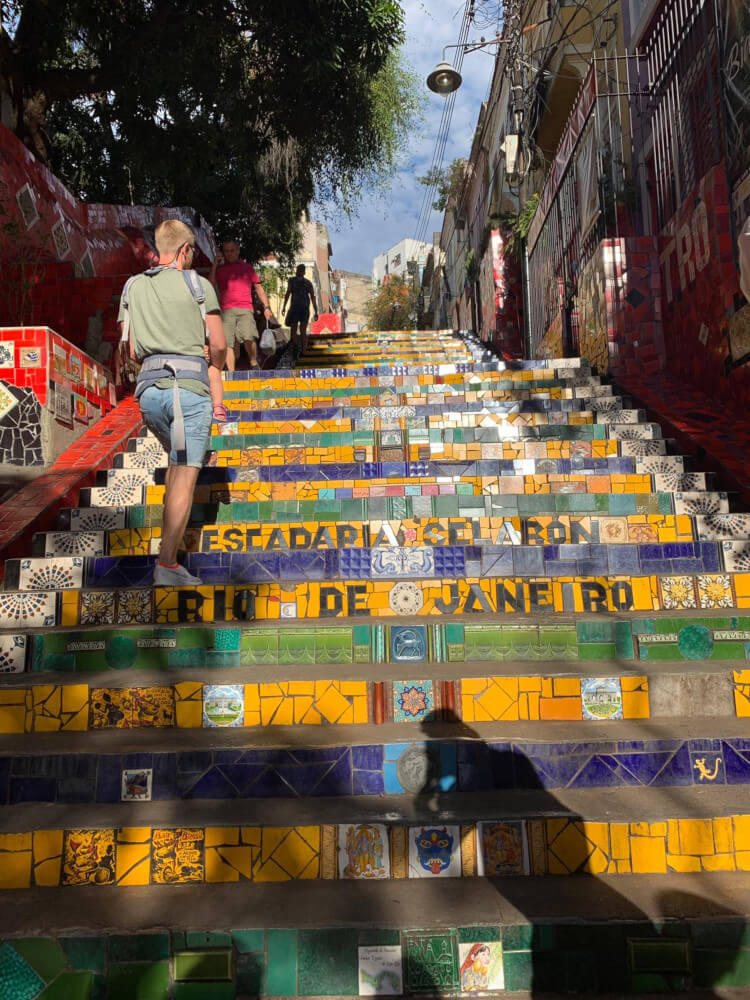 trappen (Escadaria Selarón) Santa Teresa