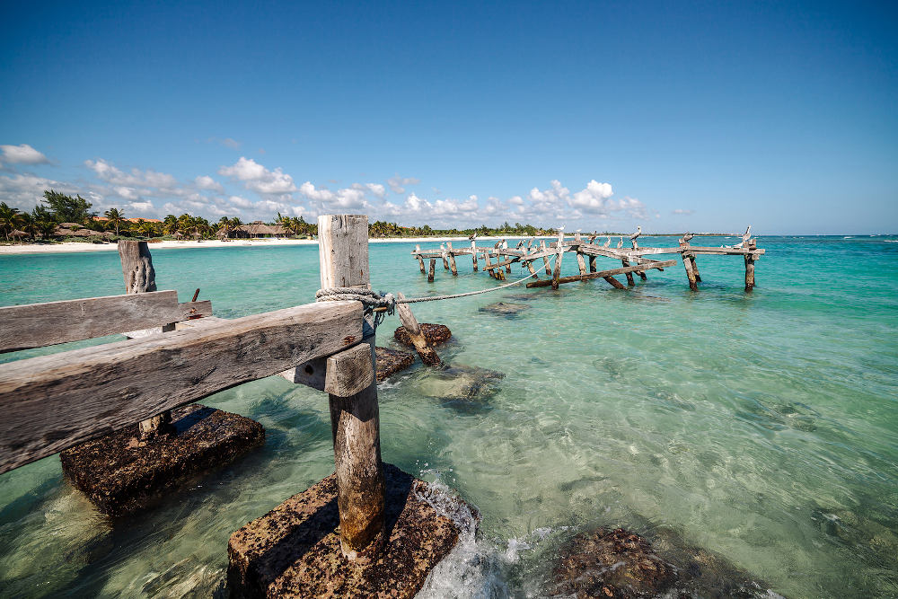 mooiste-Xpu Ha strand van Mexico