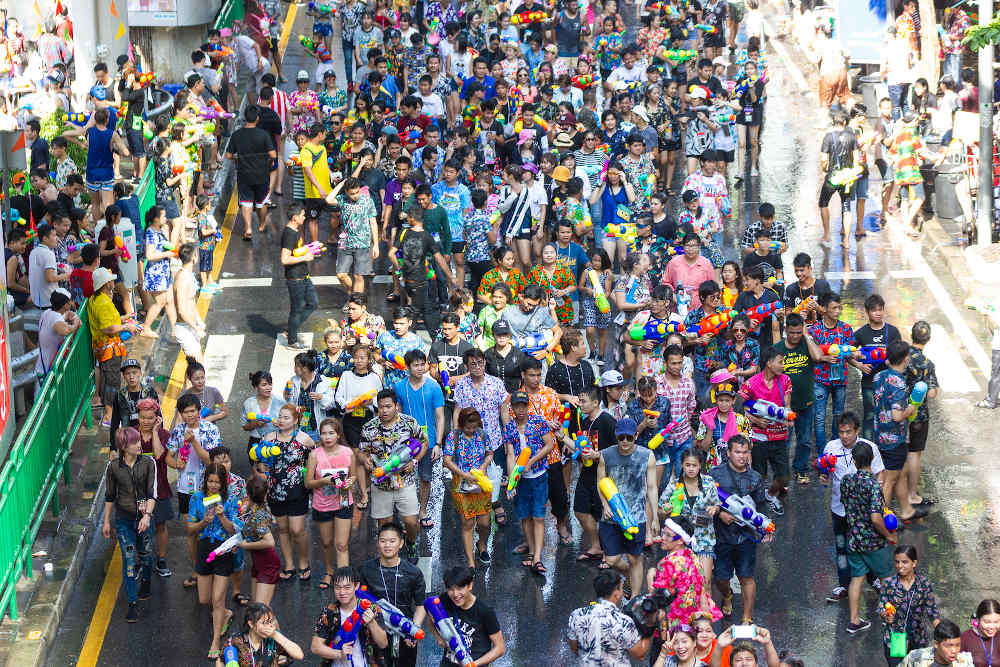 Songkran Bangkok-Thailand