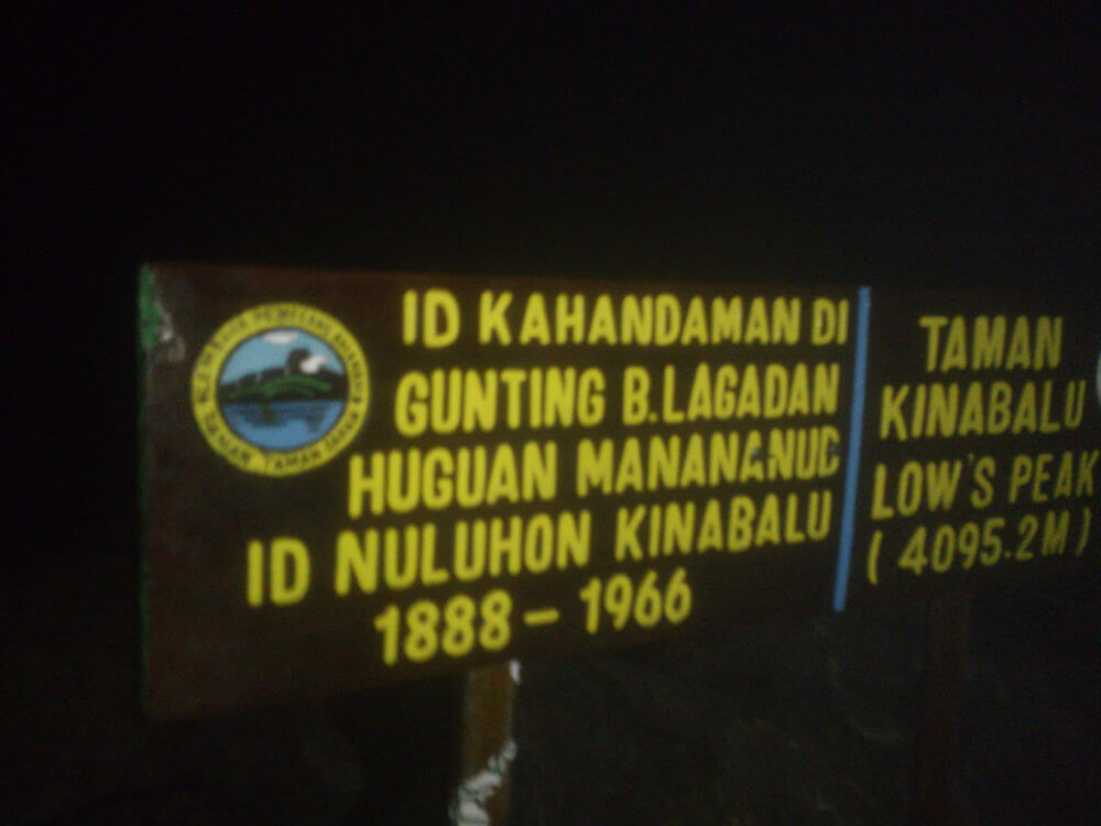 top van mount kinabalu