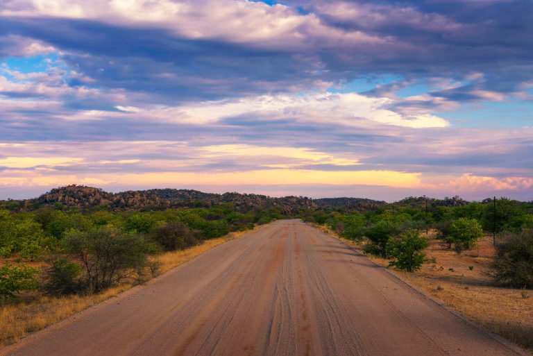 gravelweg Namibie