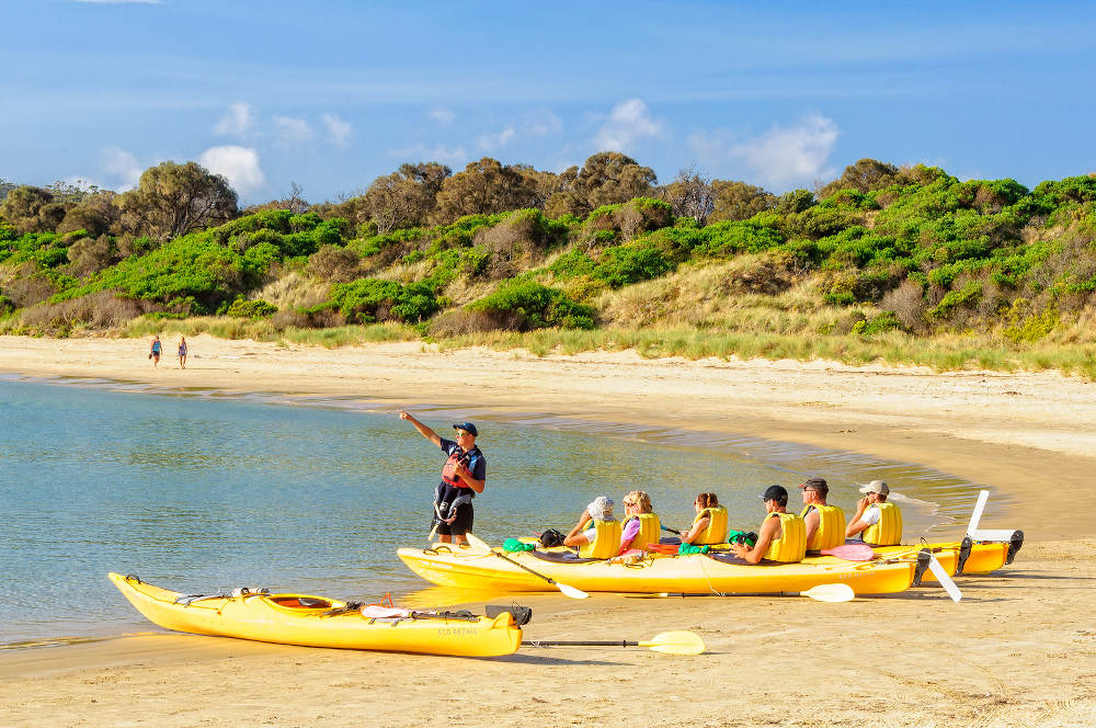 kajak tour Freycinet National Park