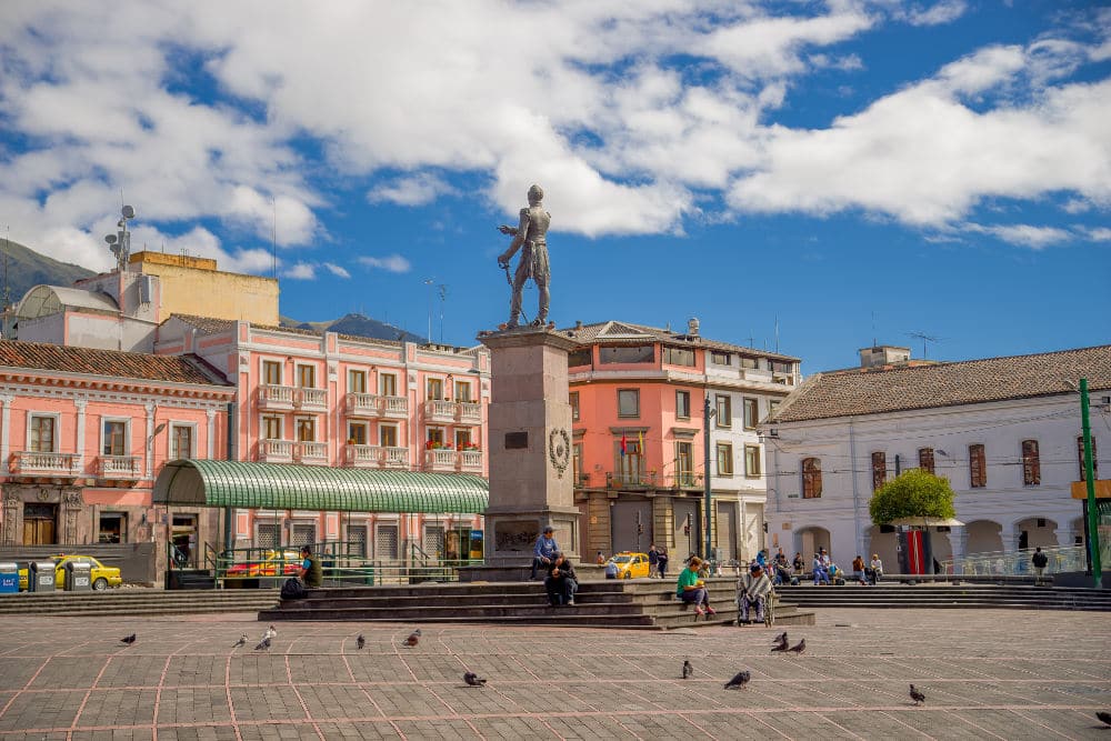 Plaza Santo Domingo in Quito