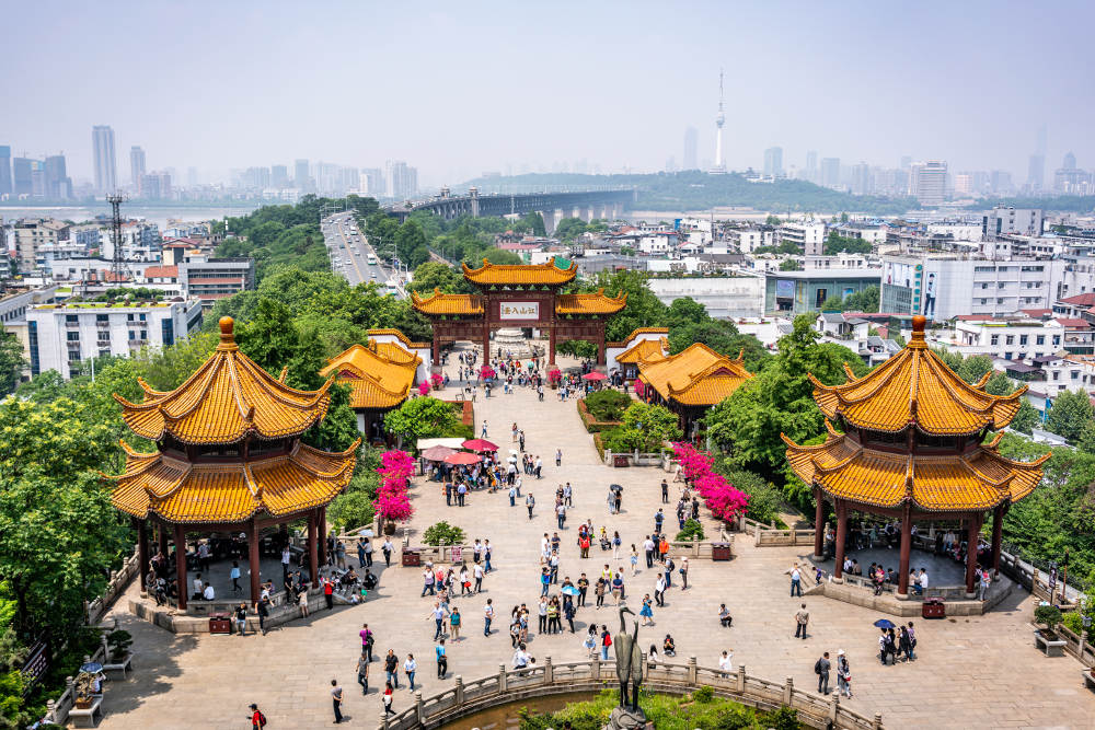 Yellow Crane Tower in Wuhan