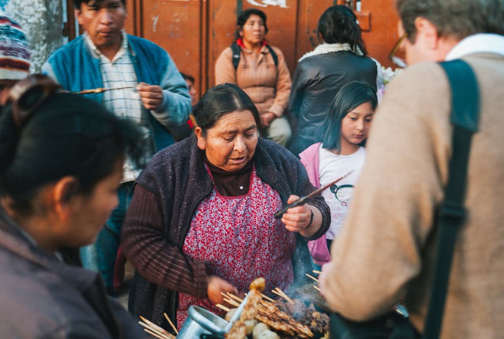 Anticuchos in Peru