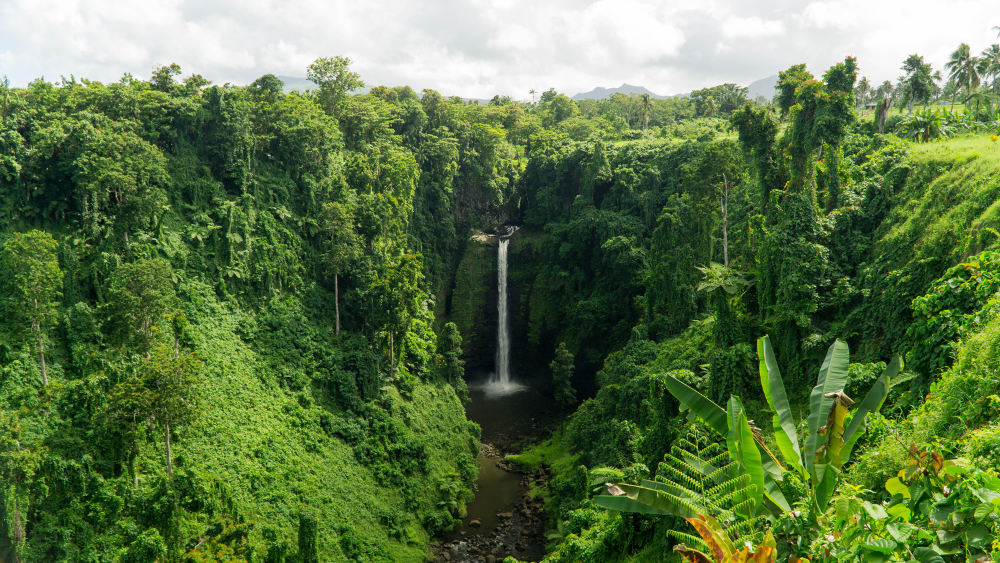 Sopoaga Falls in Samoa