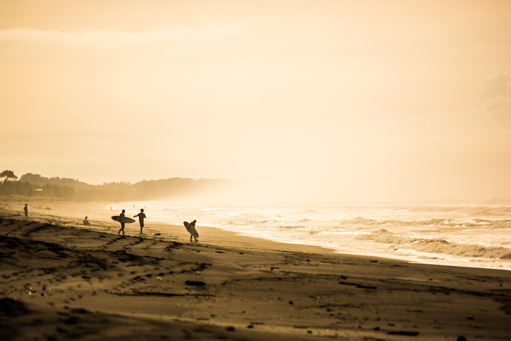 Zonsondergang Jaco Beach