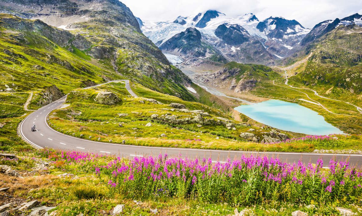 Bergpas Alpen