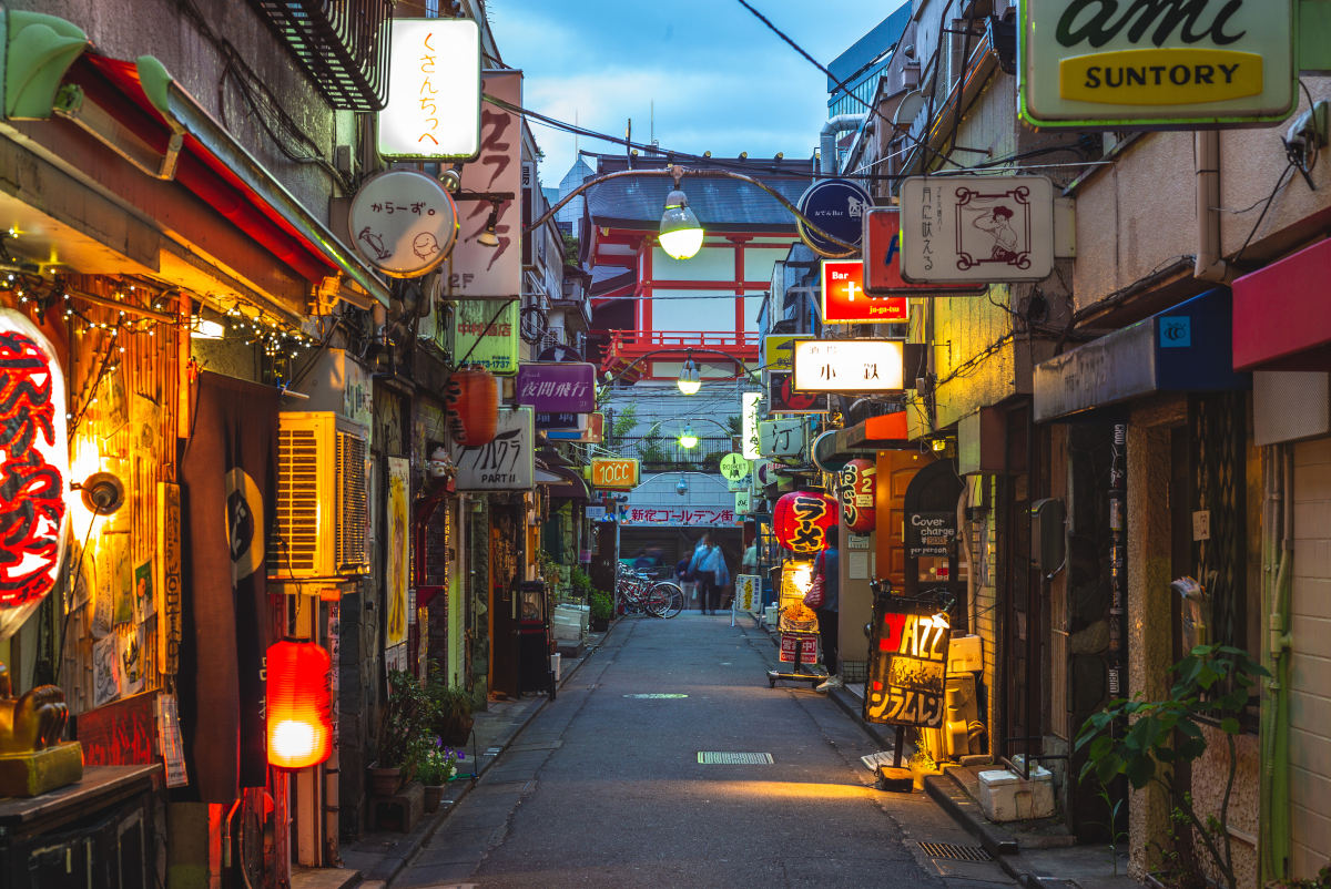 Golden Gai in Tokyo