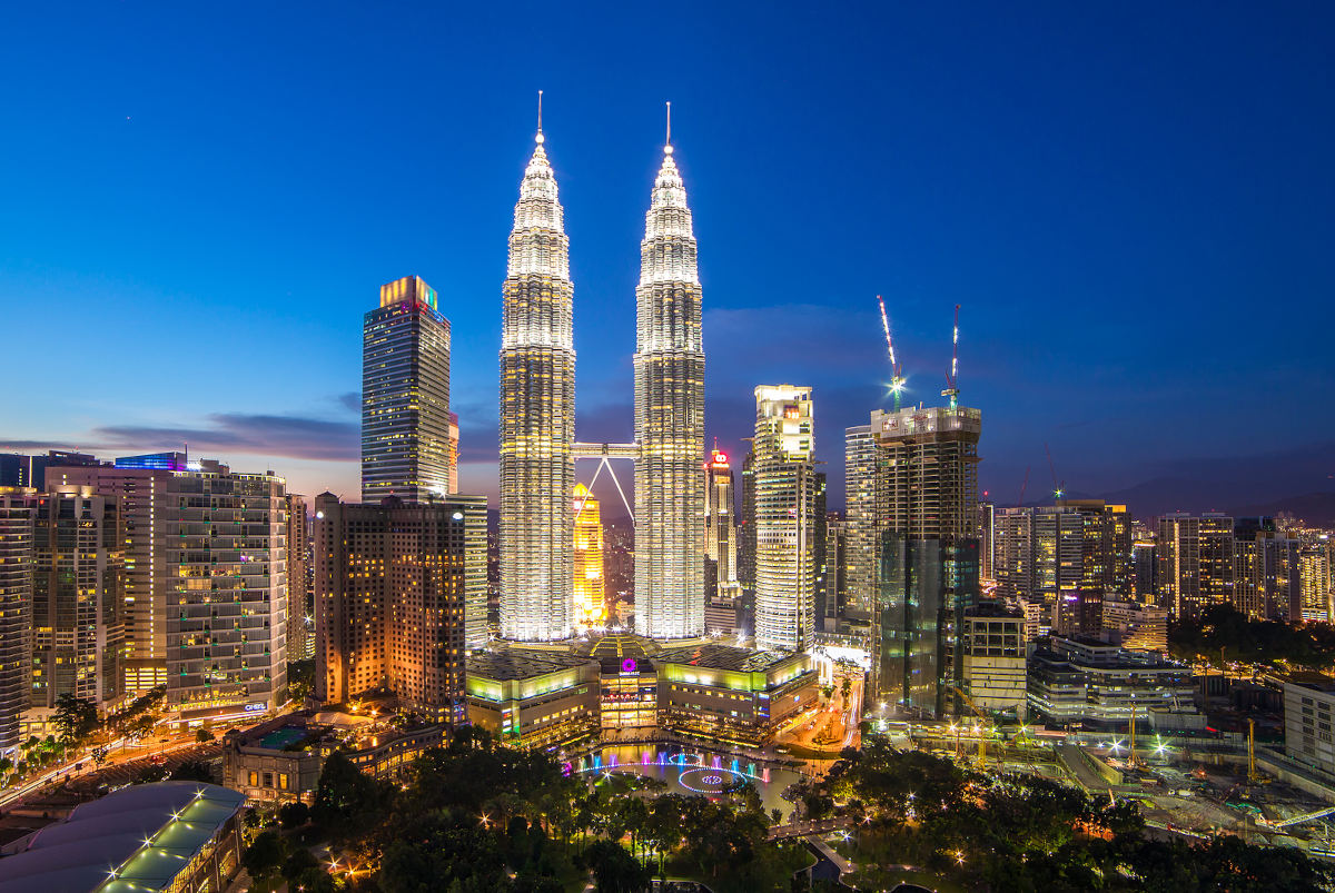 Petronas Towers in Kuala Lumpur