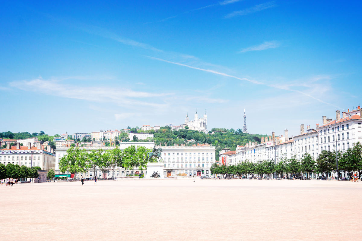 Place De Bellecour in Lyon