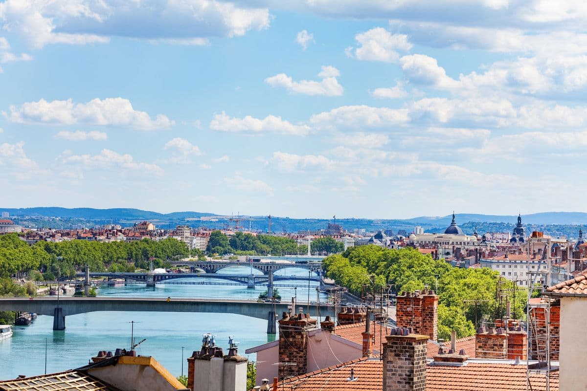 Lyon, Saone rivier